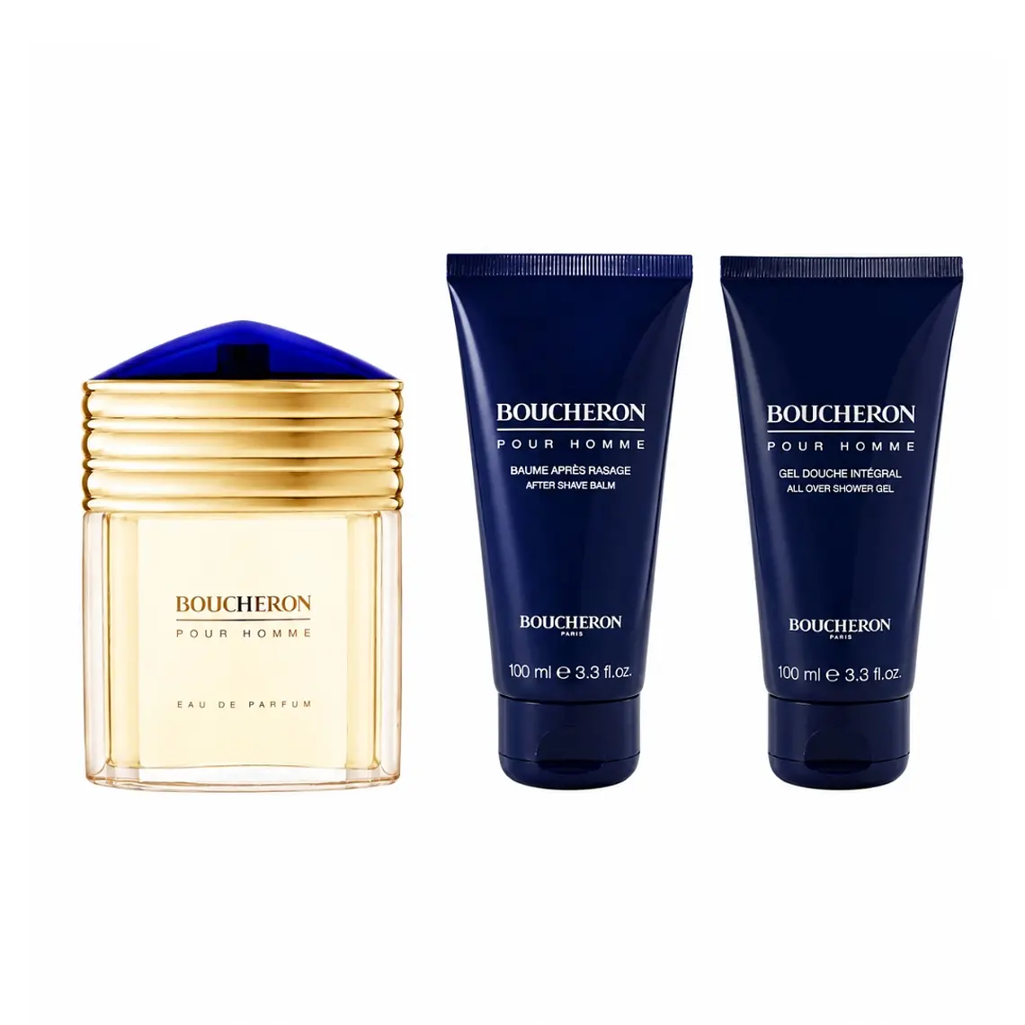 Coffret Boucheron Homme Eau de Parfum 100 ml + Bálsamo After-Shave 100 ml e Gel de Banho 100 ml 2