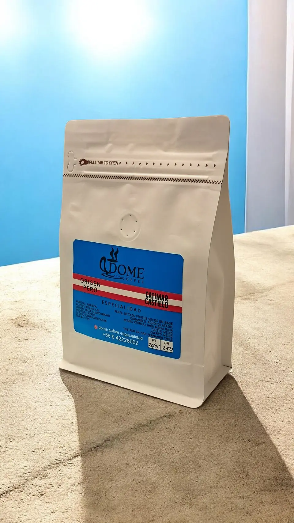 Cafe Origen Peru Catimor Castillo 84 pts sca 250gr  1