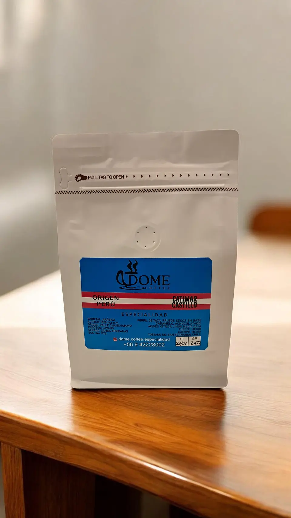 Cafe Origen Peru Catimor Castillo 84 pts sca 250gr  2