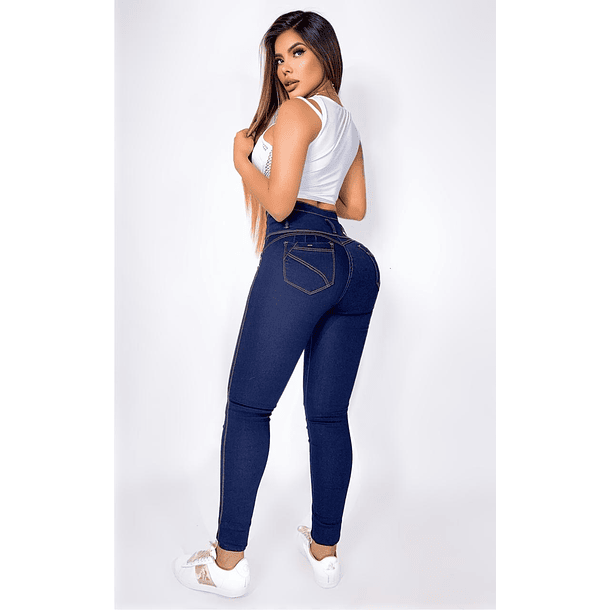 JEAN AZUL INDUSTRIAL PUSH UP CON BOLSILLOS - PUSH UP  2