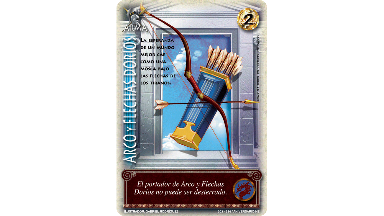 Arco y Flechas Dorios 1