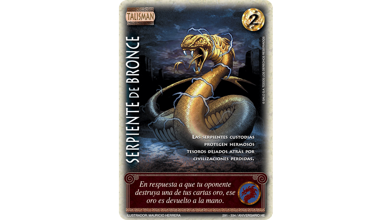 Serpiente de Bronce 1