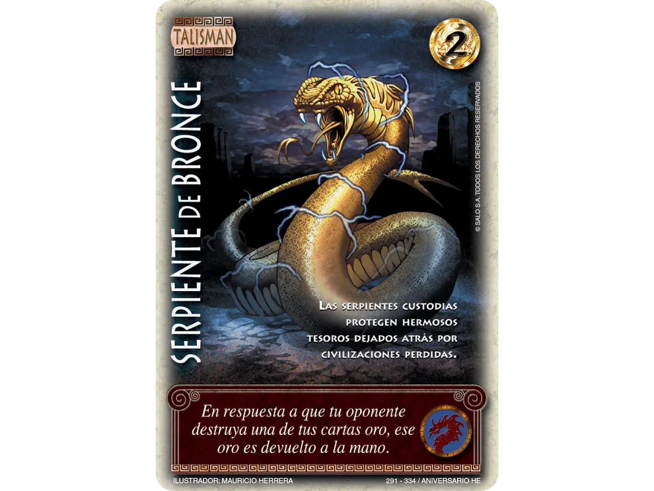 Serpiente de Bronce 1