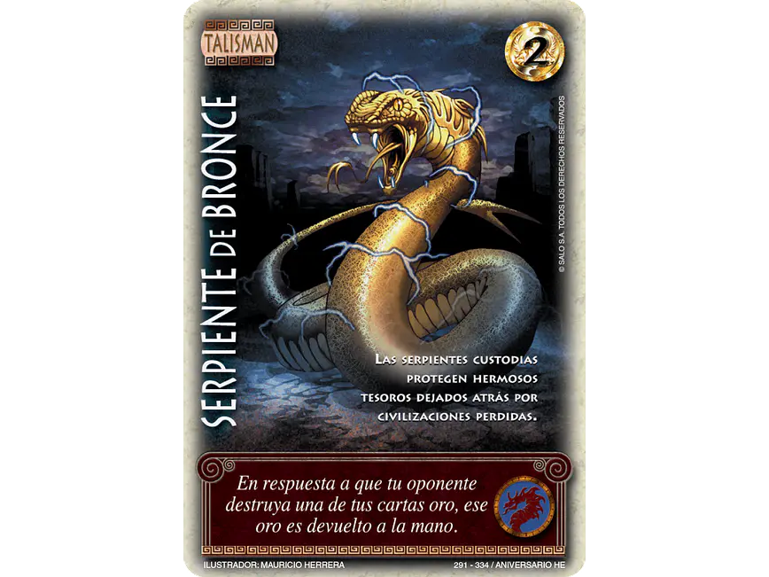 Serpiente de Bronce 1