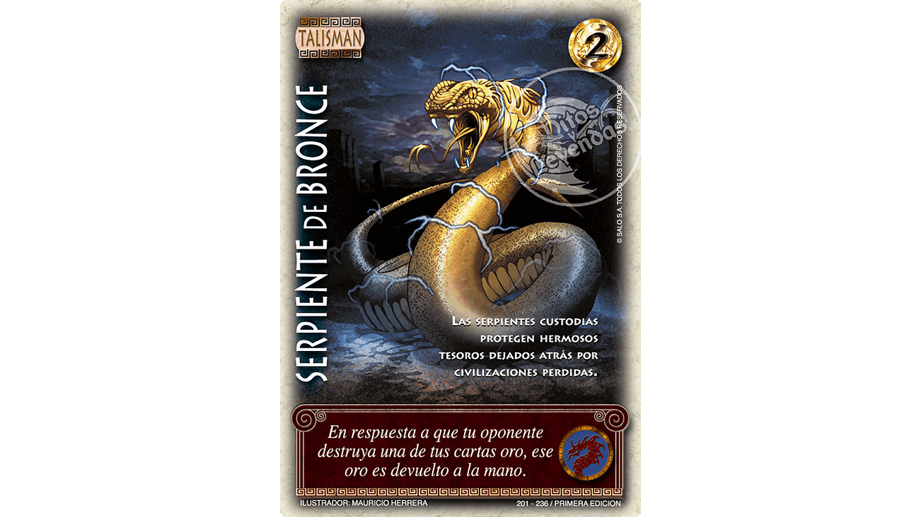 Serpiente de Bronce 1