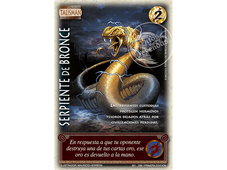 Serpiente de Bronce 1