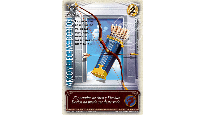 Arco y Flechas Dorios 1