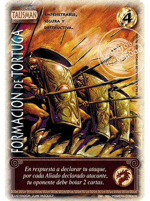 Formación de Tortuga