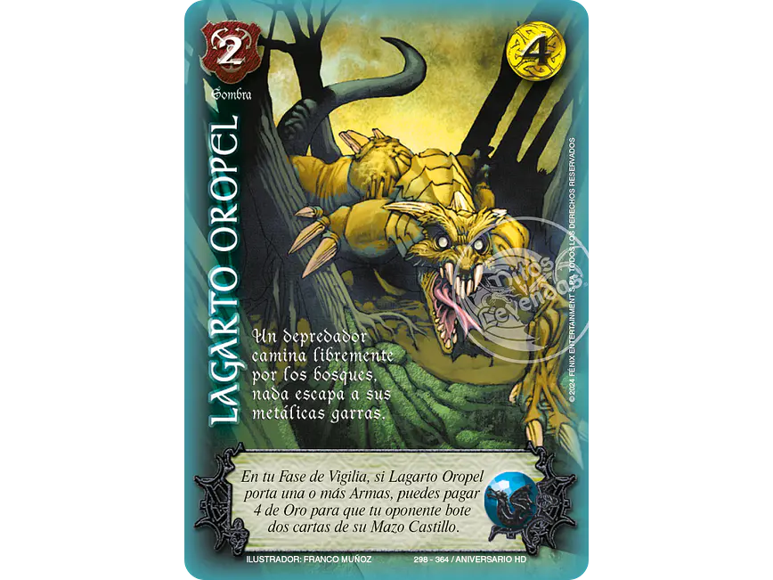 Lagarto Oropel 1