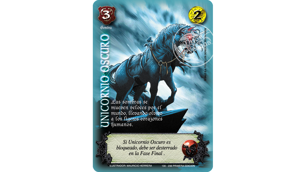 Unicornio Oscuro 1