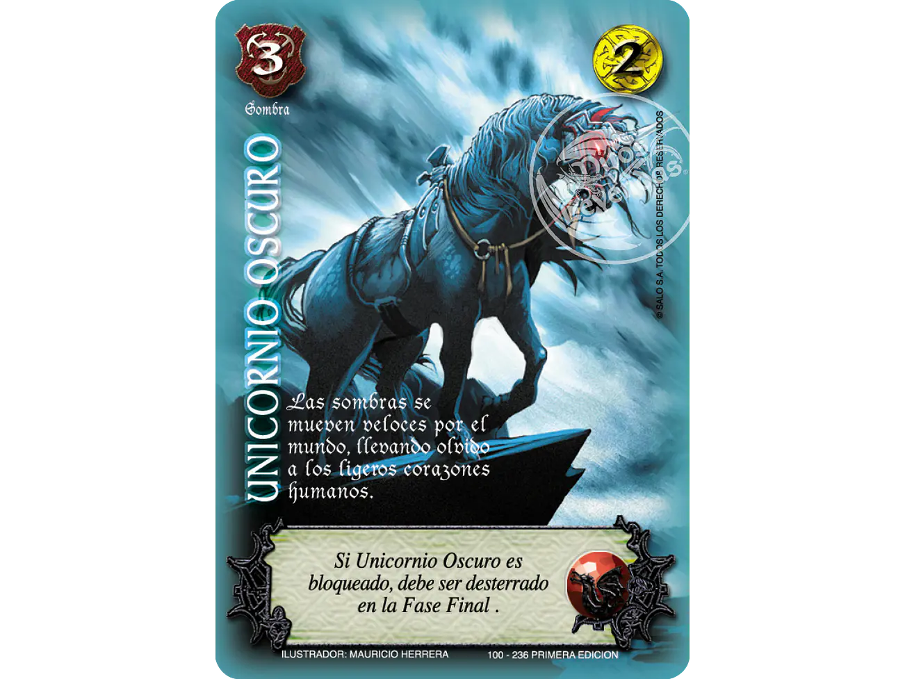 Unicornio Oscuro 1