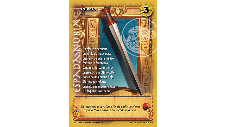 Espada Nubia 1