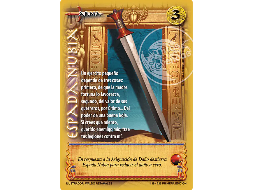 Espada Nubia 1