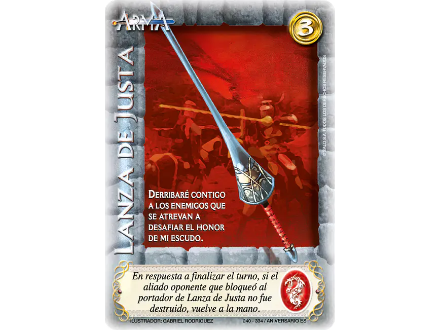 Lanza de Justa 1