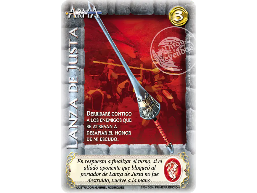 Lanza de Justa 1