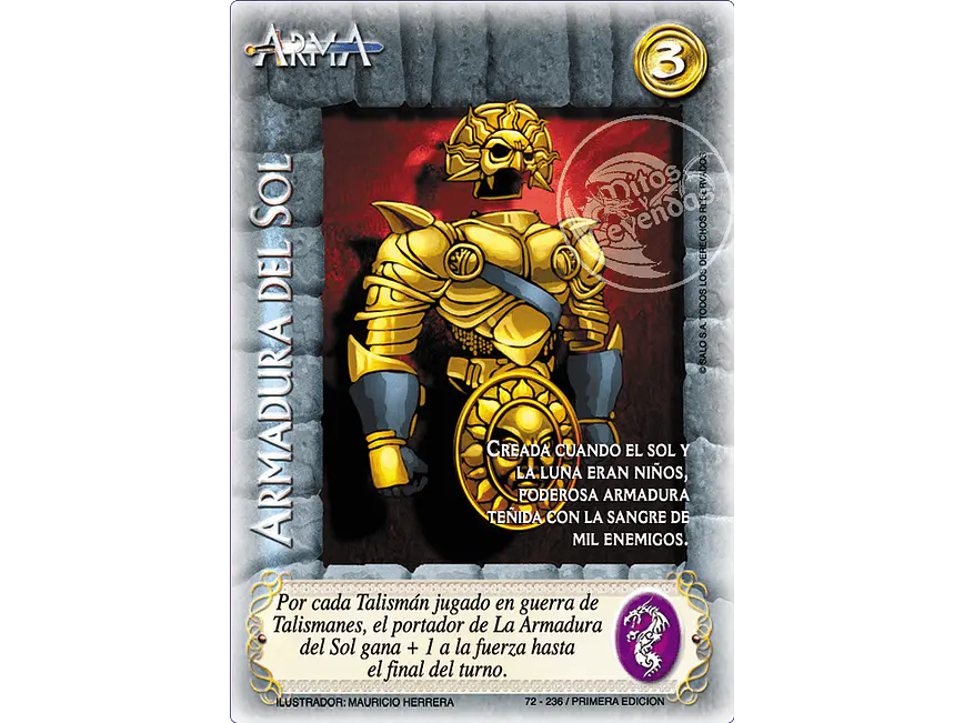 Armadura del Sol 1
