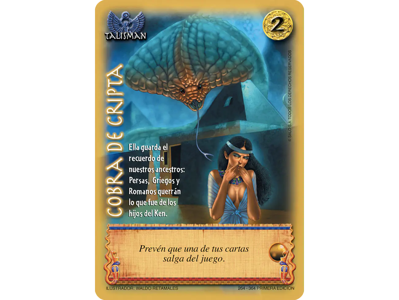 Cobra De Cripta 1