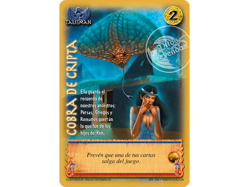 Cobra de Cripta 1