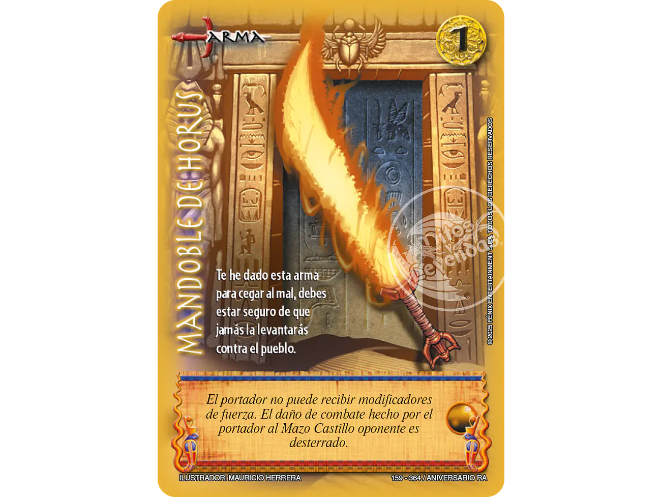 Mandoble de Horus 1