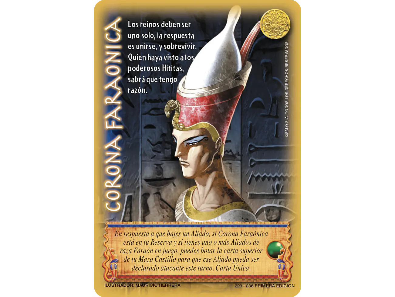 Corona Faraónica (Foil Primera Edicion) 1