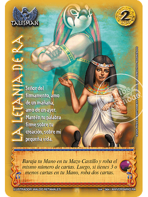 La Letania de Ra (Rework)