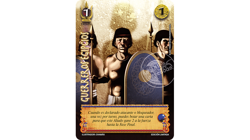 Guerreros Egipcios (Foil Lluvia) 1