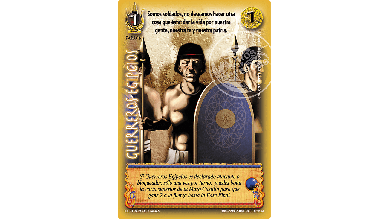 Guerreros Egipcios (Foil) 1