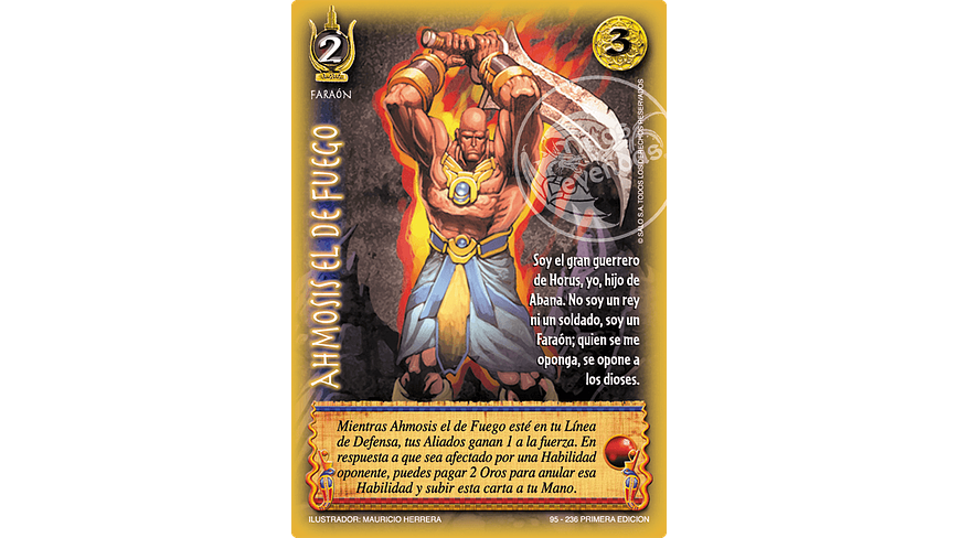 Ahmosis el de fuego 1