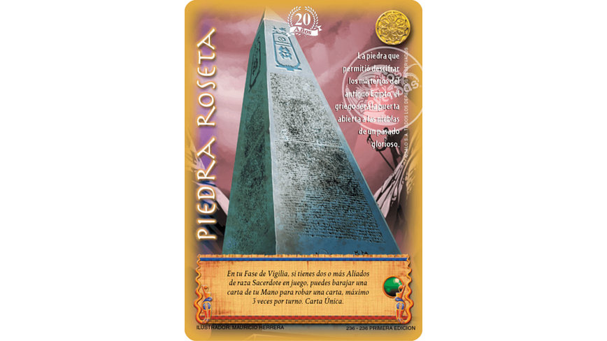 Piedra Roseta (20 Años) 1