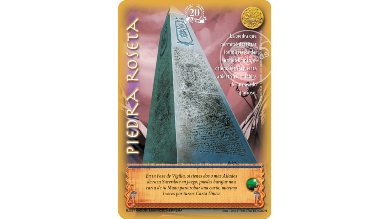 Piedra Roseta (20 Años) 2