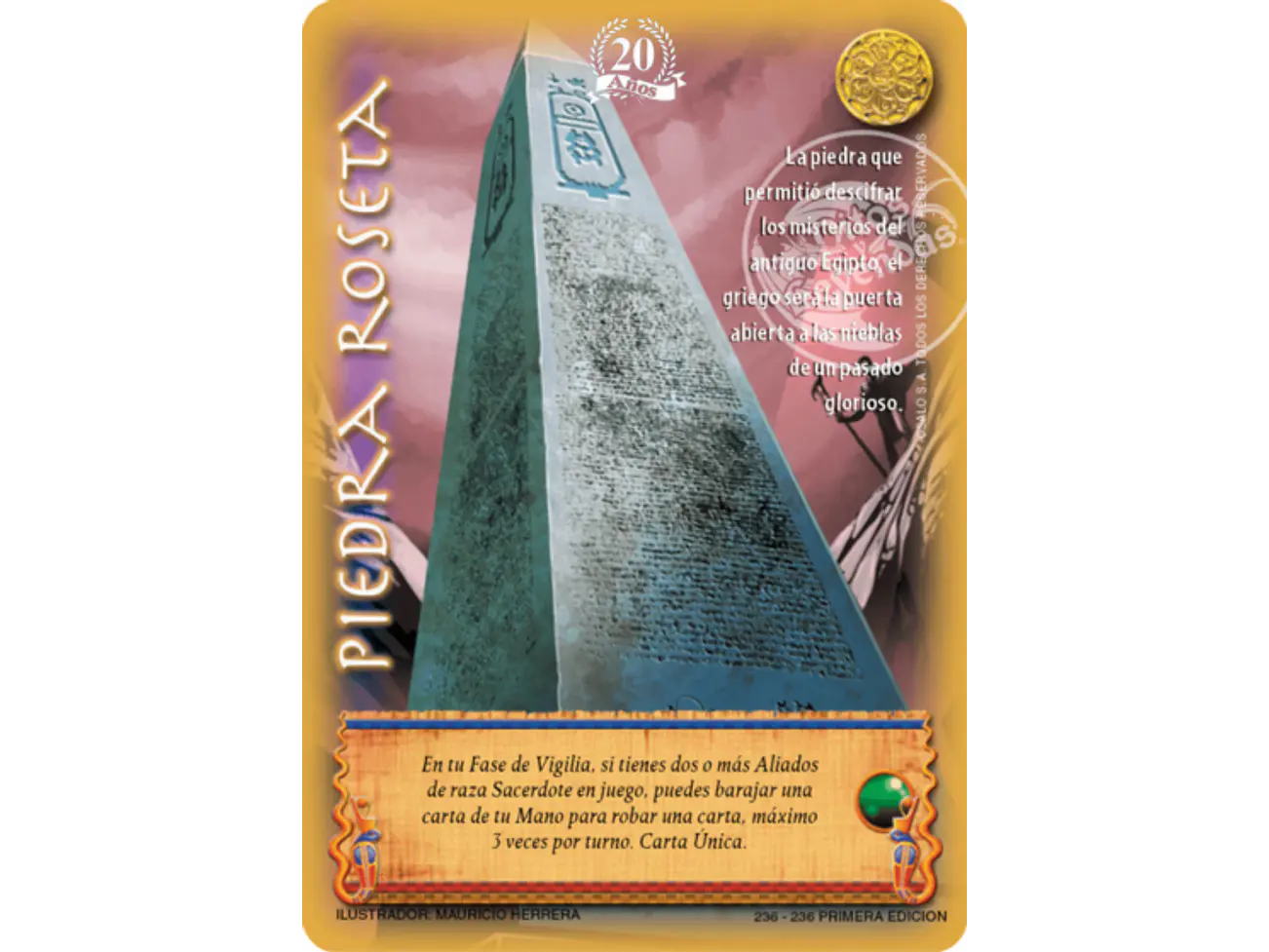 Piedra Roseta (20 Años) 2