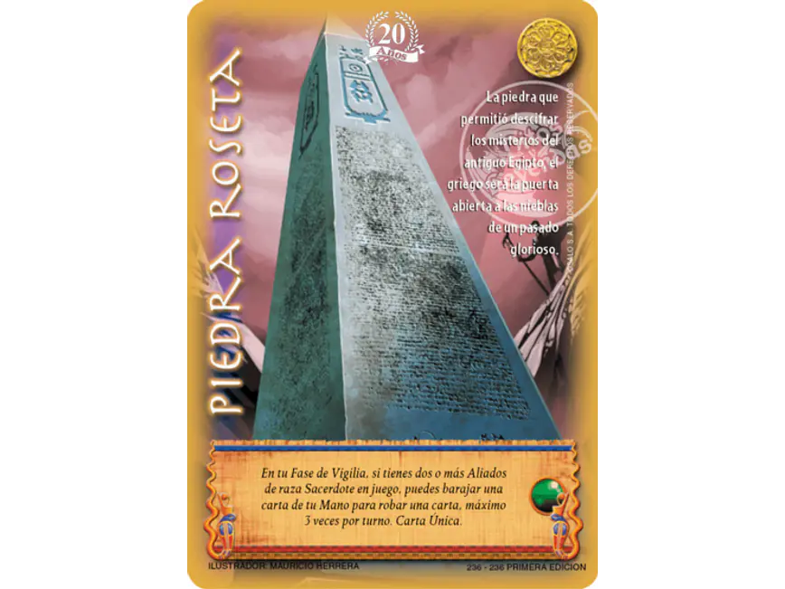 Piedra Roseta (20 Años) 2