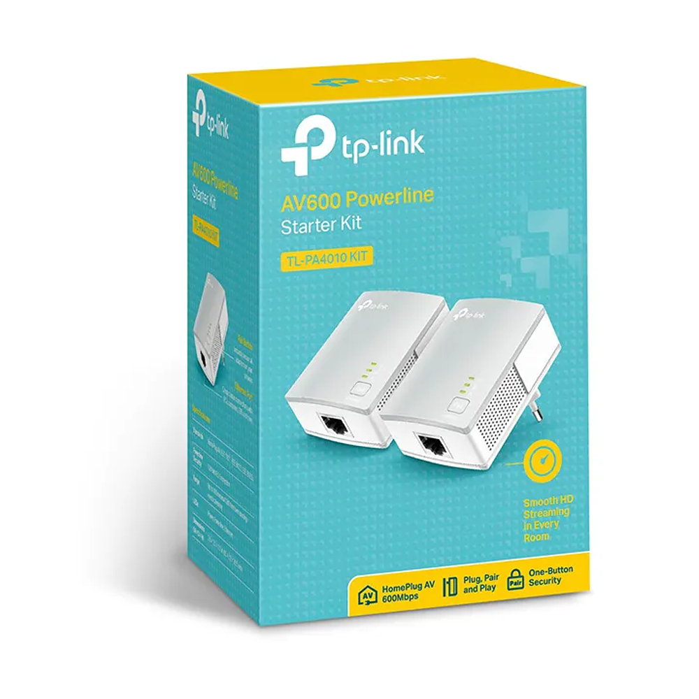 Kit De Inicio Del Adaptador Nano Powerline Av600 Tp-link