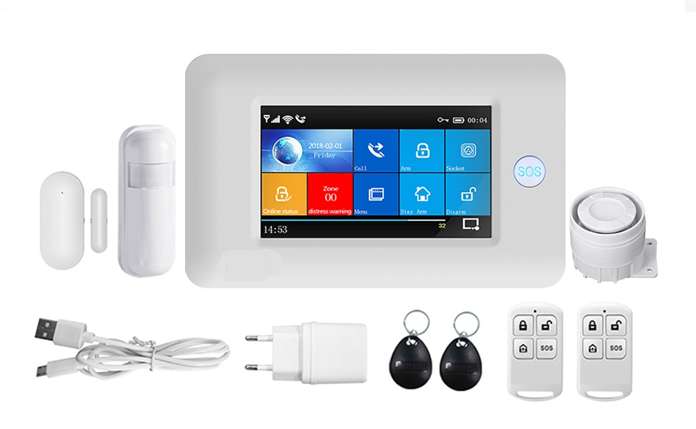 Kit de Alarma TJ-M7 Wifi + GSM 4G Tuya Smart