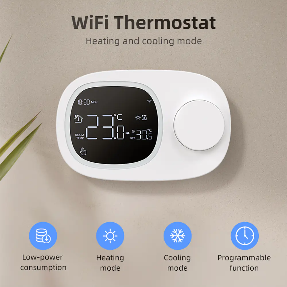 Termostato Inteligente WiFi  WT598 TUYA SMART