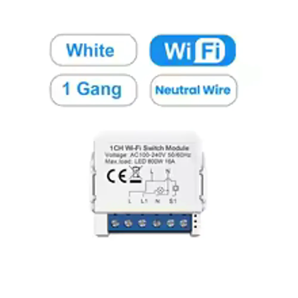 Módulo Interruptor Wi-Fi 1 Canal Smart Life / Tuya