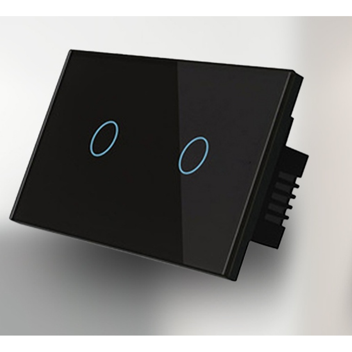 Interruptor tipo switch 2c wifi negro
