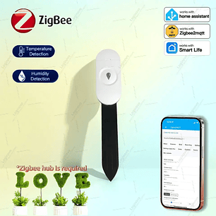 Probador de humedad y temperatura del suelo