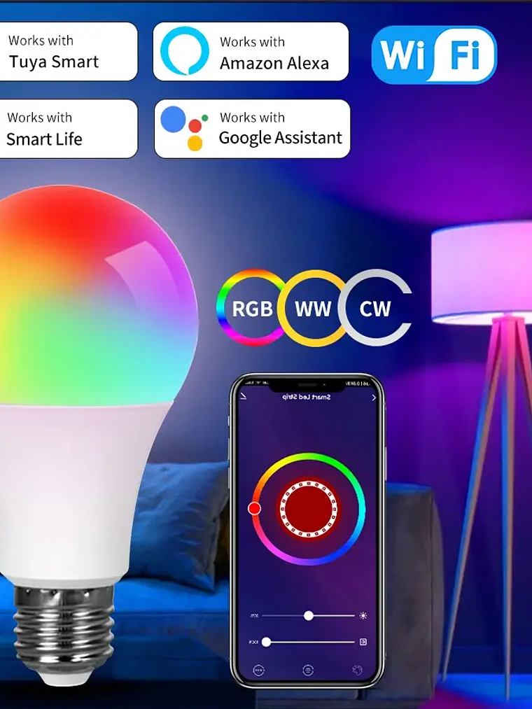 Ampolletas RGB 220/110V 1