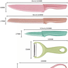 Set Cuchillo colores pequeño 6PCS  4