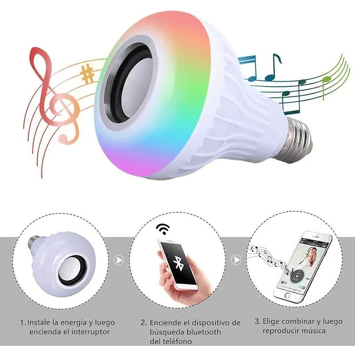 Ampolleta led music bulb 4