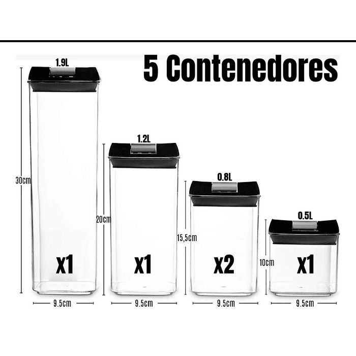 Set almacenamiento 5 pcs  3