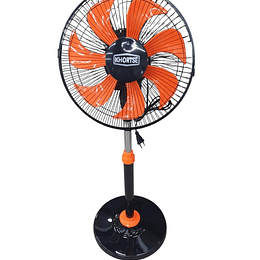 Ventilador 7 aspa 110cm naranjado