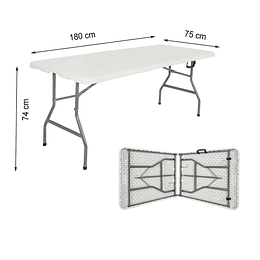 MESA PLEGABLE 180cm 