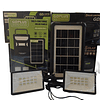 PANEL SOLAR CON 2 LAMPARA6V, 3.5W 1