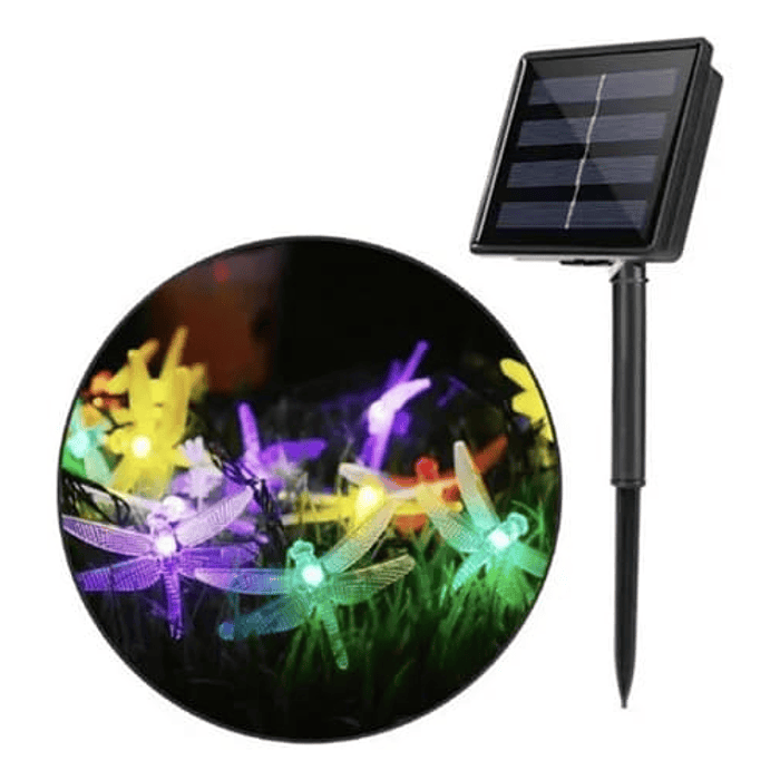 LUCES SOLAR LIBELULA 5M