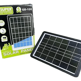 PANEL CARGADOR SOLAR 8W 30x20CM