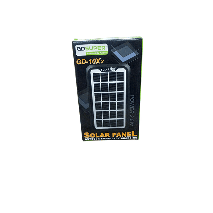 PANEL CARGADOR SOLAR 3.5W 15x25CM