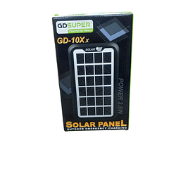 PANEL CARGADOR SOLAR 3.5W 15x25CM