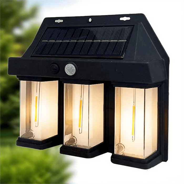 FOCO SENSOR SOLAR 3 AMPOLLETAS